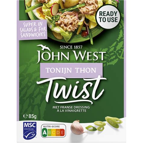 John West Twist tonijn met Franse dressing .